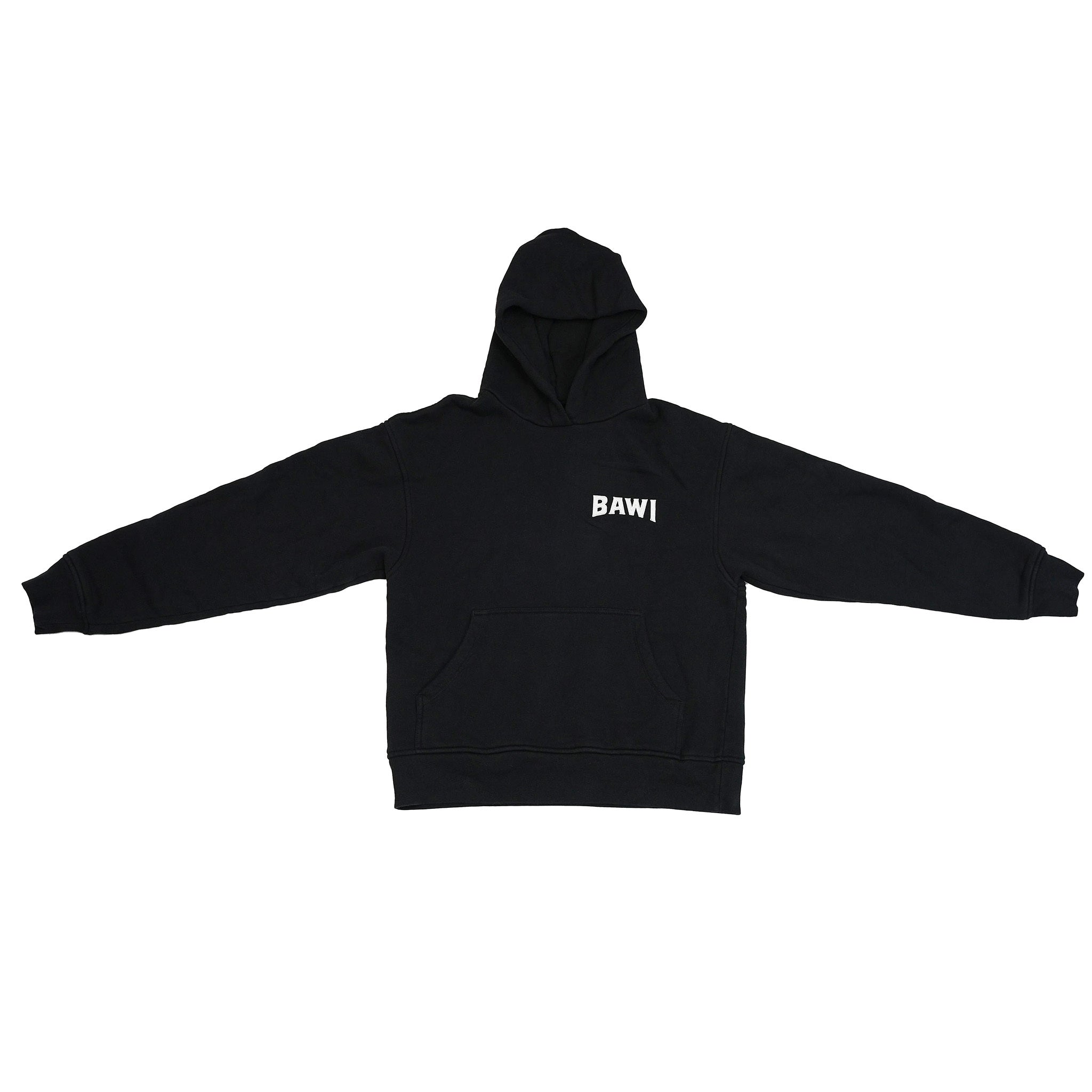 Bawi Agua Fresca Black Fleece Hoodie